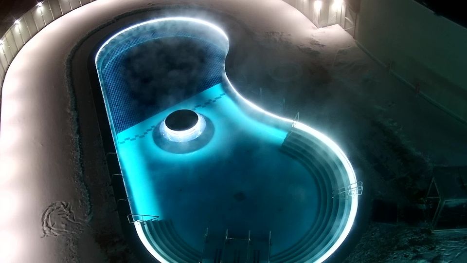 Червишевское сельское поселение: Термальный бассейн санатория Сибирь