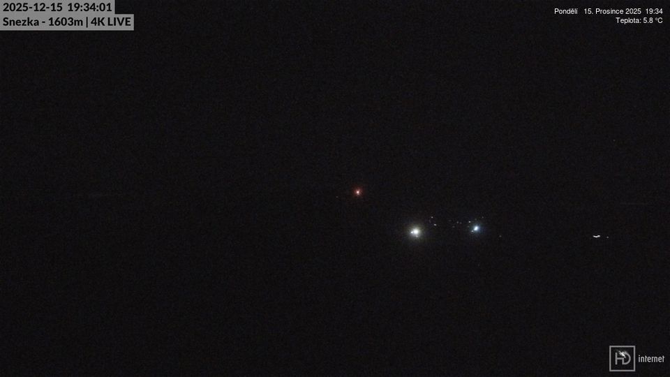 Mala Upa: Krkonoše, Sněžka, nová lanovka (pohled na jih)