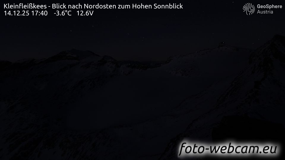 Schachnern: Kleinfleißkees - Blick nach Nordosten zum Hohen Sonnblick