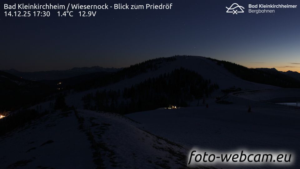 Bad Kleinkirchheim: Wiesernock - Blick zum Priedröf