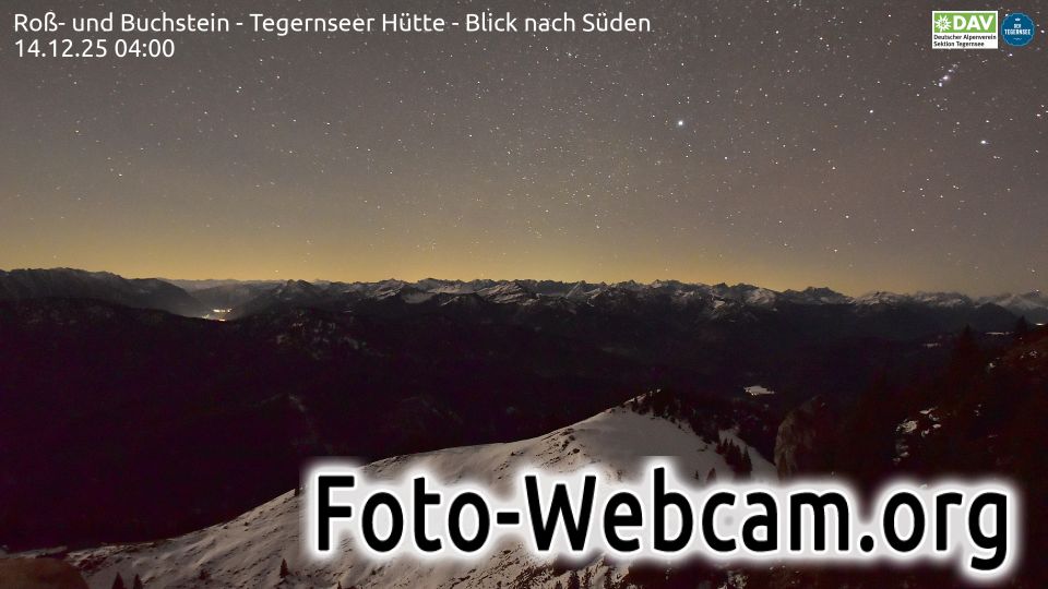 Glashutte: Roß- und Buchstein - Tegernseer Hütte - Blick nach Süden