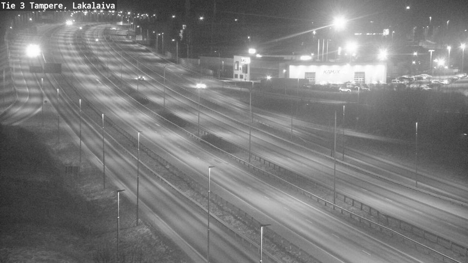 Tampere: Tie 3 - Lakalaiva - Helsinkiin