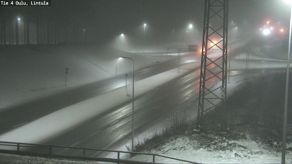 Oulu: Tie 4 - Lintula - Tie 8155 Knuutilanrantaan