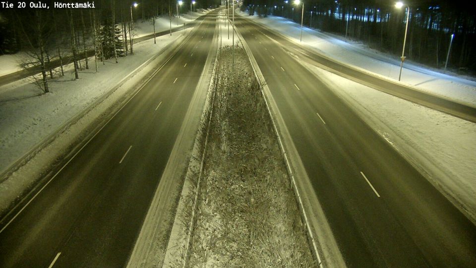 Oulu: Tie 20 - Hönttämäki - Ouluun