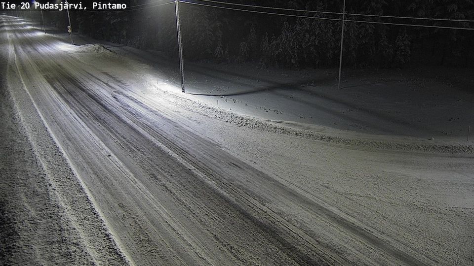 Pudasjarvi: Tie 20 - Pintamo - Ouluun
