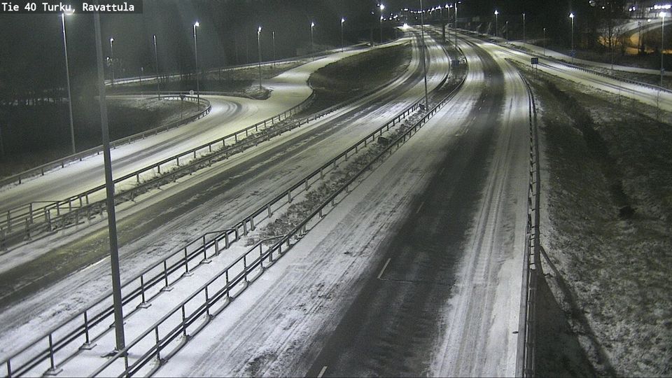 Kaarina: Tie 40 - Ravattula - Tie 40 Helsinkiin
