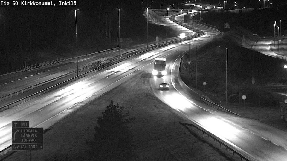 Kirkkonummi: Tie 50 - Inkilä - Tie 51 Hankoon
