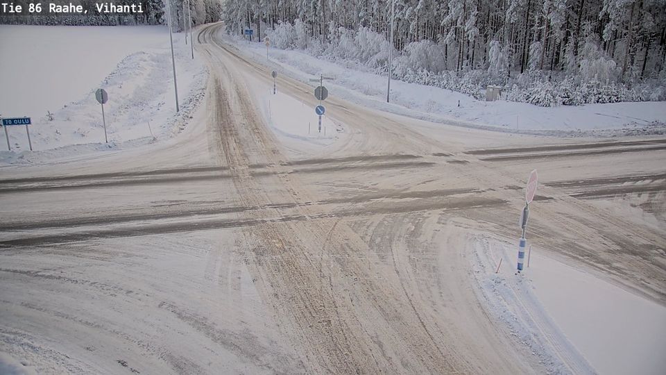Raahe: Tie 86 - Vihanti - Tie 88 Iisalmeen