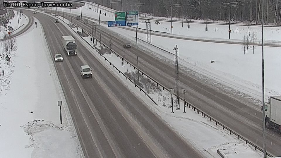 Espoo: Tie 101 Turvesuontie - Kehä1 - Itään