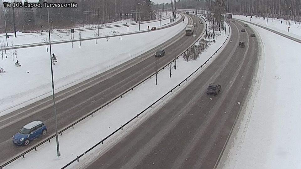 Espoo: Tie 101 Turvesuontie - Kehä1 - Länteen