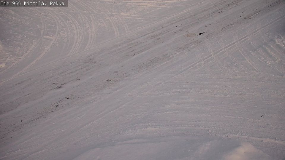 Kittila: Tie955 Kittia, Pokka - Tienpinta