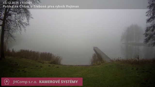 Chlum u Trebone › North-west: Chlum u Třeboně - Jihočeský kraj, Česko: Chlumu u Třeboně přes rybník Hejtman