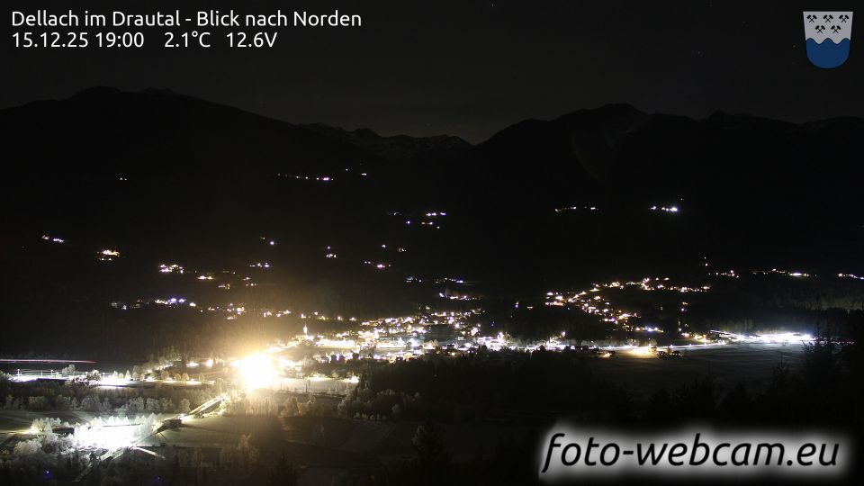 Dellach im Drautal: Blick nach Norden