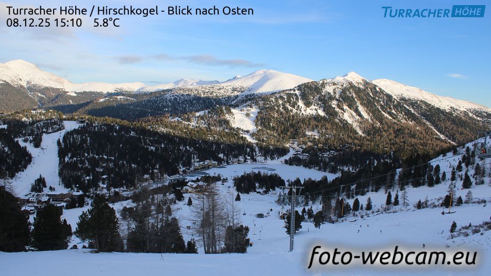Stadl-Predlitz: Turracher Höhe - Hirschkogel - Blick nach Osten