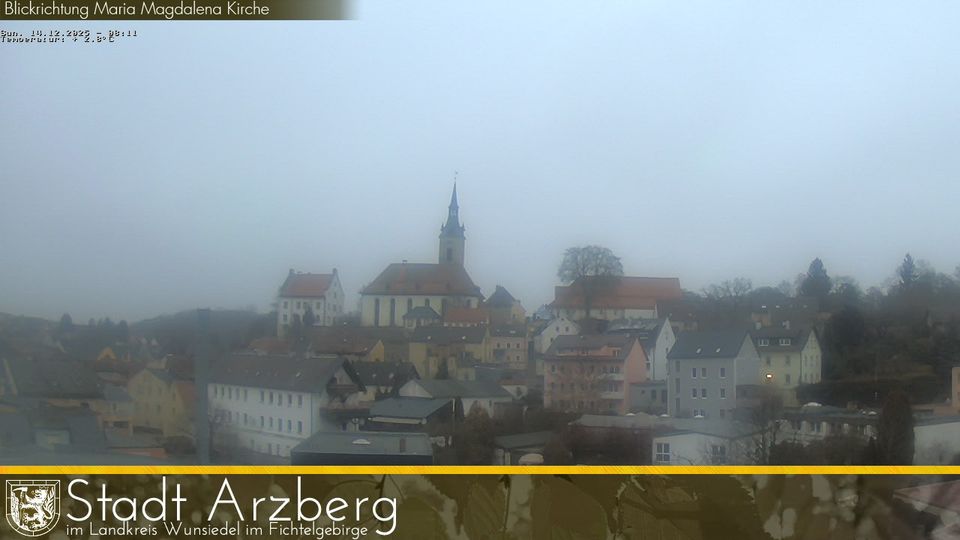 Arzberg › North: Bayern, Deutschland: Blick Richtung Maria Magdalena