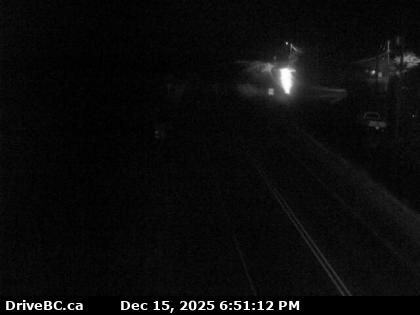 Masset › North: Highway 16 at Hodges Road in - on Haida Gwaii, looking north