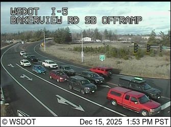 Bellingham: I-5 at MP 257.6: Bakerview, SB Offramp