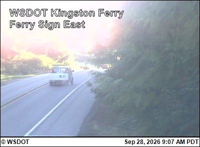 Kingston › East: WSF - Ferry Sign East