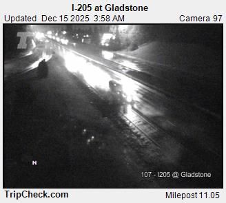 Oregon City: I-205 at Gladstone