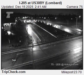 Portland: I-205 at US30BY (Lombard)