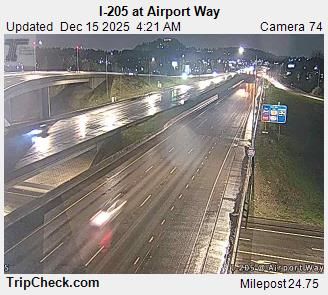 Portland: I-205 at Airport Way