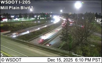 Ellsworth: I-205 at MP 28.3: Mill Plain Blvd Camera 1
