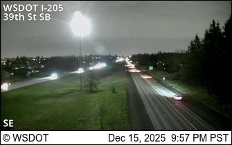 Burton: I-205 at MP 30.3: 39th St SB