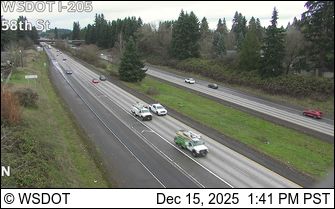 Battle Ground: I-205 at MP 31.5: 58th St