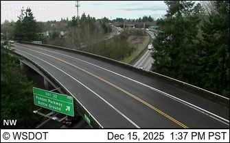 Battle Ground: I-205 at MP 32.6: 78th St