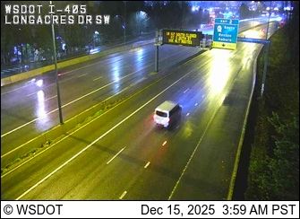 Burien: I-405 at MP 1.4: Longacres Dr