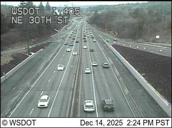 Renton: I-405 at MP 6.5: NE 30th St