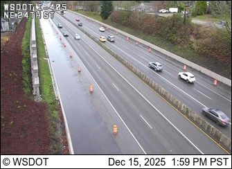 Renton: I-405 at MP 6: NE 24th St