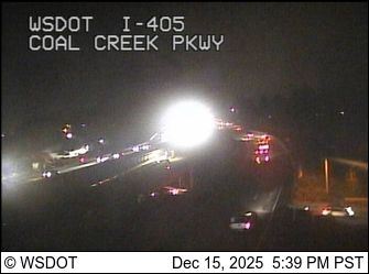 Newport: I-405 at MP 10.1: Coal Creek Pkwy