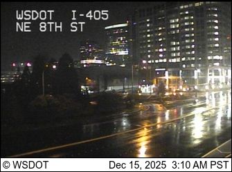 Bellevue: I-405 at MP 13.8: NE 8th St