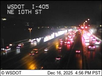 Bellevue: I-405 at MP 13.9: NE 10th St