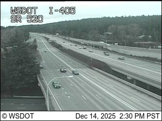 Clyde Hill: I-405 at MP 14.8: SR 520 Interchange