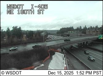 Bothell: I-405 at MP 22.5: NE 160th St