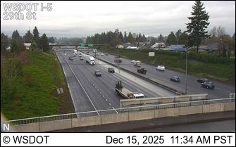 Vancouver: I-5 at MP 1.8: 29th St
