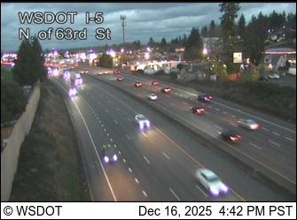 Battle Ground: I-5 at MP 3.7: N of 63rd St