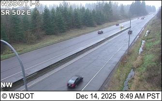Lambert: I-5 NB at MP 11.6: SR 502 on ramp