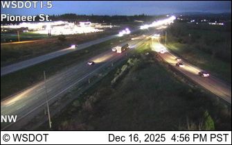 Ridgefield: I-5 at MP 14.2: Pioneer St
