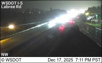 Chehalis: I-5 at MP 74.7: Labree Rd