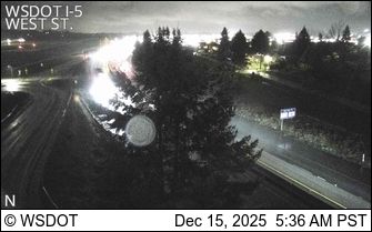 Chehalis: I-5 at MP 78.3: West St