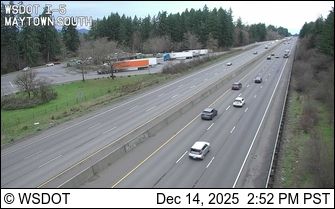 Olympia: I-5 at MP 93.2: Maytown South