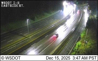 Olympia: I-5 at MP 105.6: Eastside St