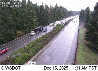 Lacey: I-5 at MP 109: Martin Way