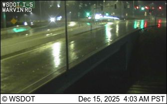 Lacey: I-5 at MP 111.9: Marvin Rd