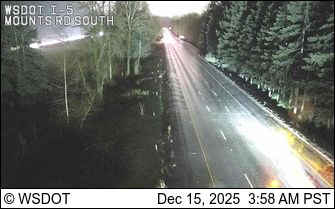Lacey: I-5 at MP 116.1: Mounts Rd South