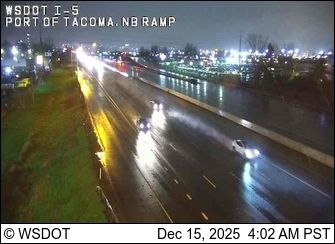 Edgewood: I-5 at MP 136.6: Port of Tacoma Rd