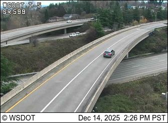 Burien: I-5 at MP 155.9: SR 599 Interchange